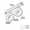 Delta Light M26L - ODRON 2/41 DIM5 Track lighting fixture