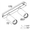 Delta Light M26L - Spy 272 92730 Mdl Schienenbeleuchtung