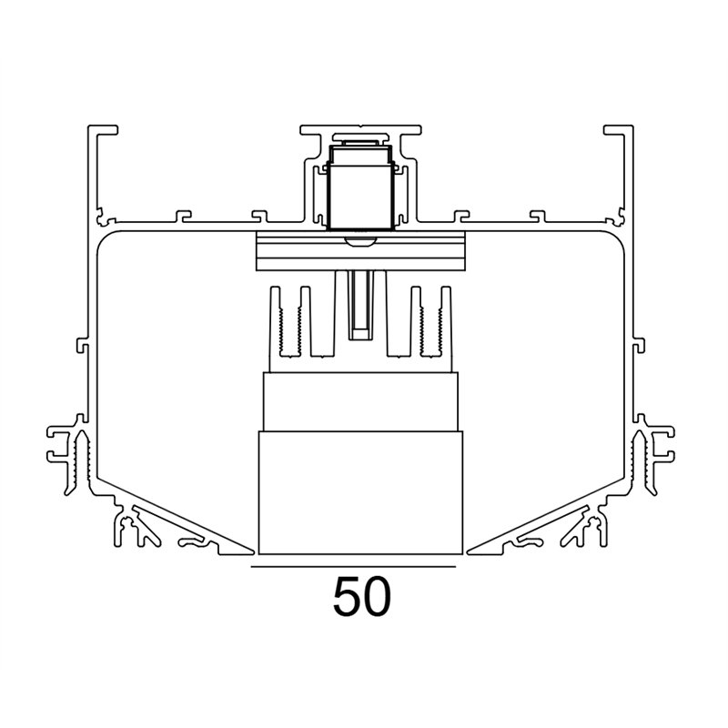 Delta Light M52 - 1 Led D Mdl Track lighting fixture