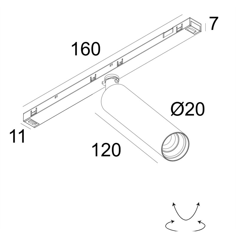 Delta Light Sl19 - Uho L 92730 Mdl Schienenbeleuchtung
