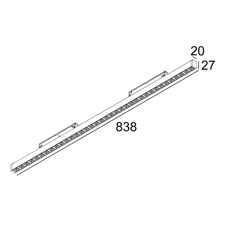 Delta Light Splitline M Inform L8 DIM5 Schienenbeleuchtung