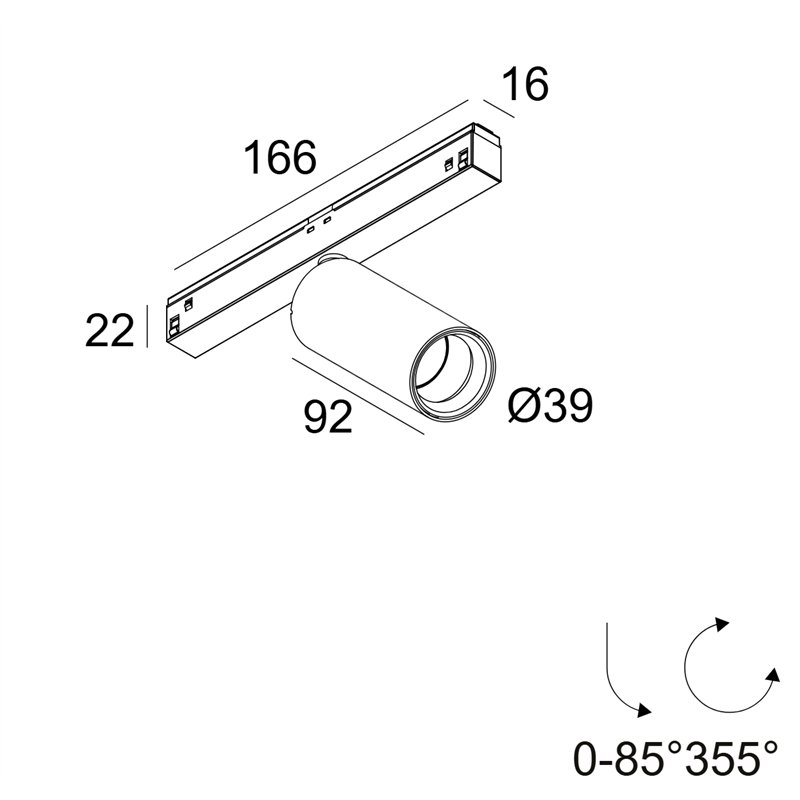 Delta Light M26L - Spy 39 Focus Schienenbeleuchtung