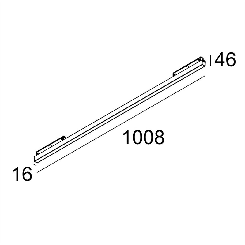 Delta Light M - LED LINE HE 1 x 21,6W MDL track lighting fixture