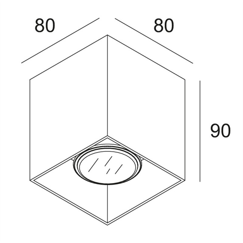 Delta Light BOXY Hi Ceiling lamp
