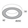 Delta Light SUPER-OH! XS 25 DIM8 Deckenlampe / Wandlampe