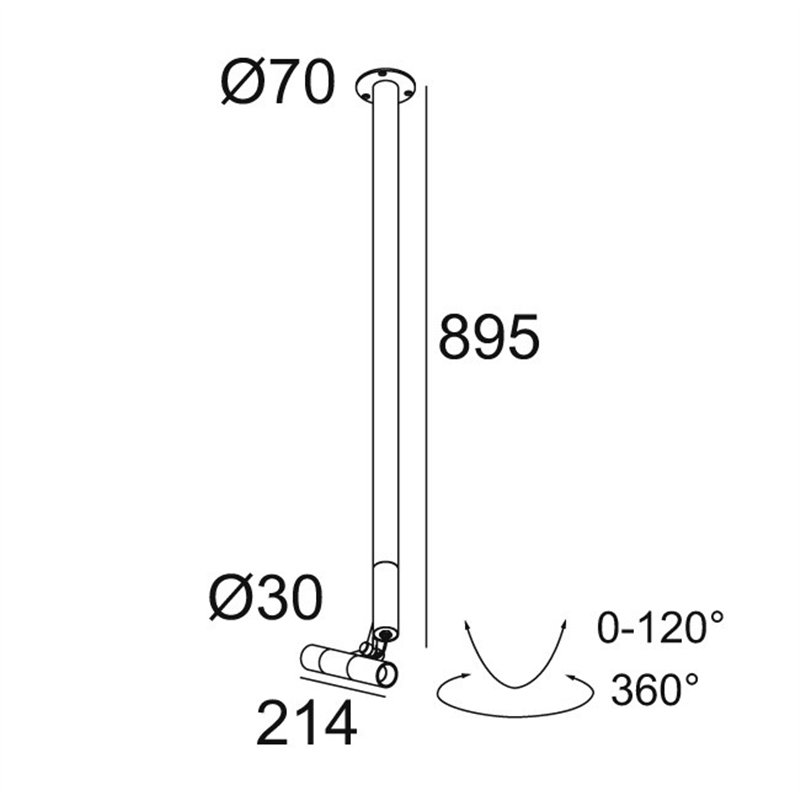 Delta Light XY180 S80 MINI Ceiling lamp