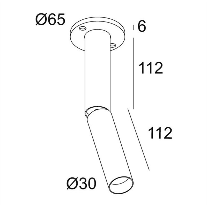 Delta Light NEEDLE 1 OK Ceiling lamp