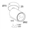 Delta Light SPY FOCUS ON LP Deckenlampe