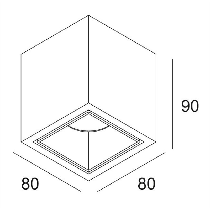 Delta Light BOXY L+ DIM8 Ceiling lamp