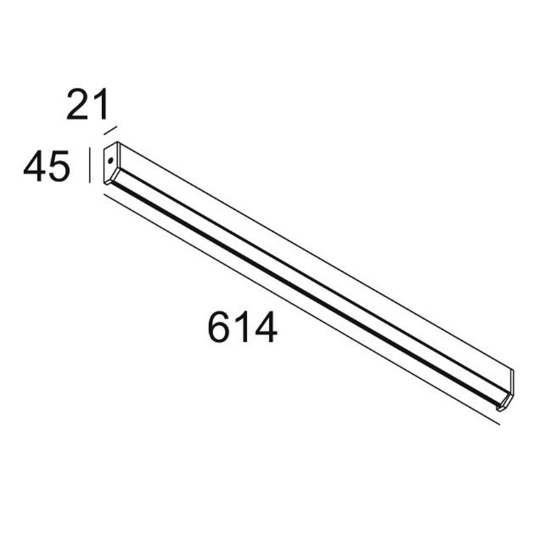 Delta Light DOT.COM ON WALLWASH 06 HO Ceiling Lamp / Suspension Lamp / Wall Lamp