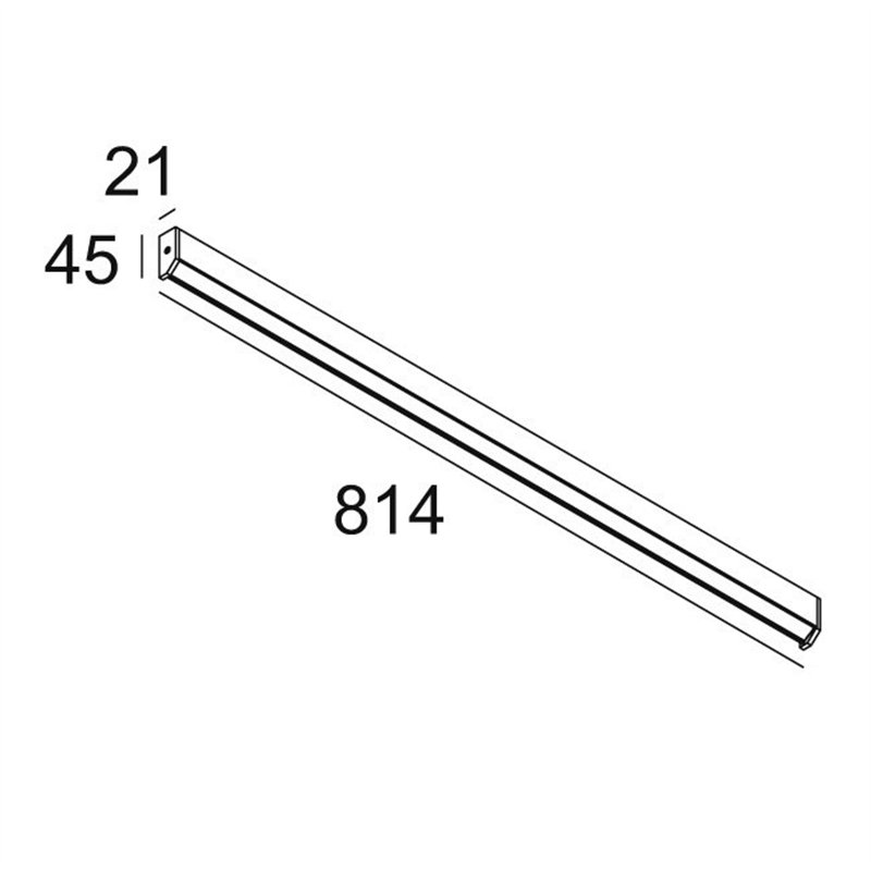 Delta Light DOT.COM ON WALLWASH 08 HO Ceiling Lamp / Suspension Lamp / Wall Lamp
