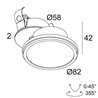 Delta Light HALOSCAN CLIP HP Deckenlampe