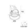 Delta Light ENTERO RD-S X TW Deckenlampe