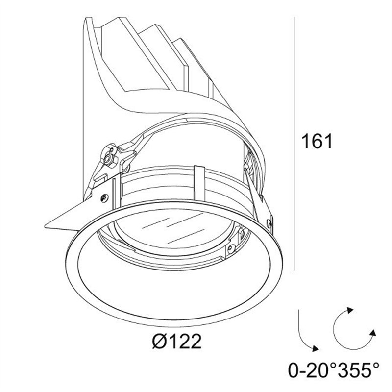 Delta Light ENTERO RD-L X Deckenlampe