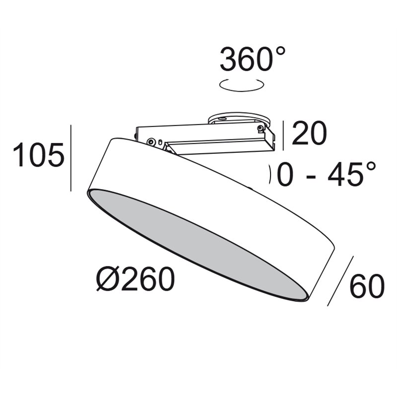 Delta Light Supernova Xs 260 X Ceiling lamp / Wall lamp