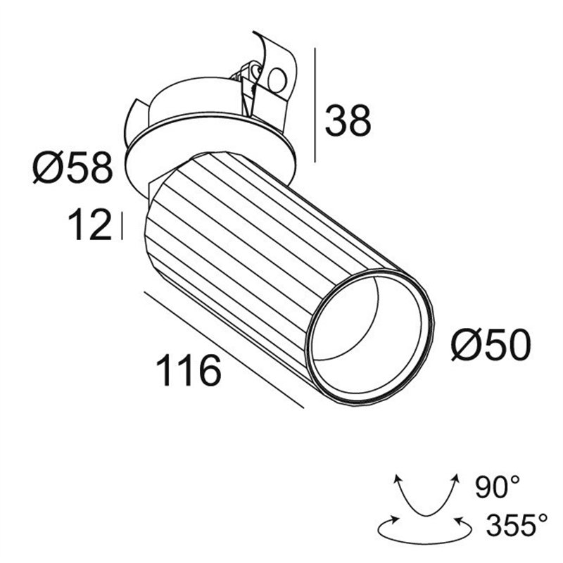 Delta Light HEDRA CLIP Deckenlampe