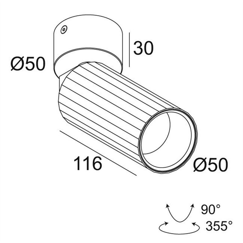 Delta Light HEDRA ON Ceiling lamp
