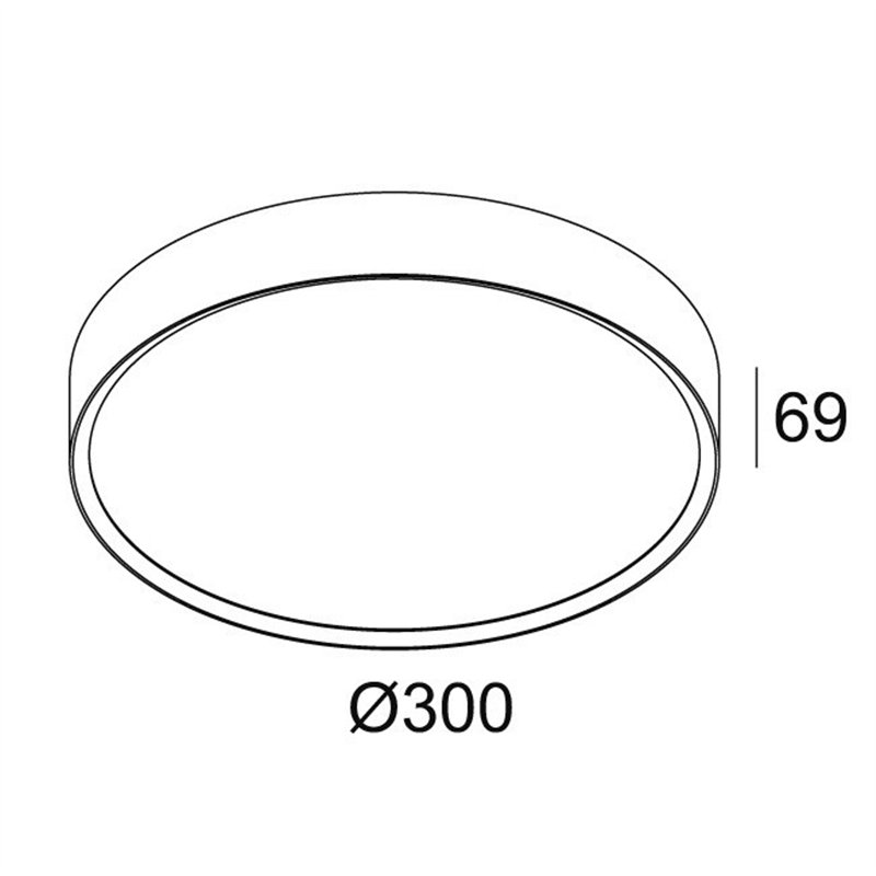 Delta Light MULTINOVA 30 DOWN-UP TW DIM5 Ceiling Lamp / Suspension Lamp / Wall Lamp