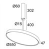 Delta Light MULTINOVA 55 OK 400 Deckenlampe