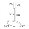 Delta Light MULTINOVA 55 OK 800 Ceiling lamp
