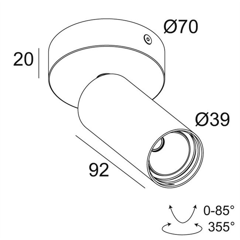 Delta Light SPY 39 ON Ceiling lamp