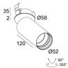 Delta Light SPY 52 CLIP Deckenlampe