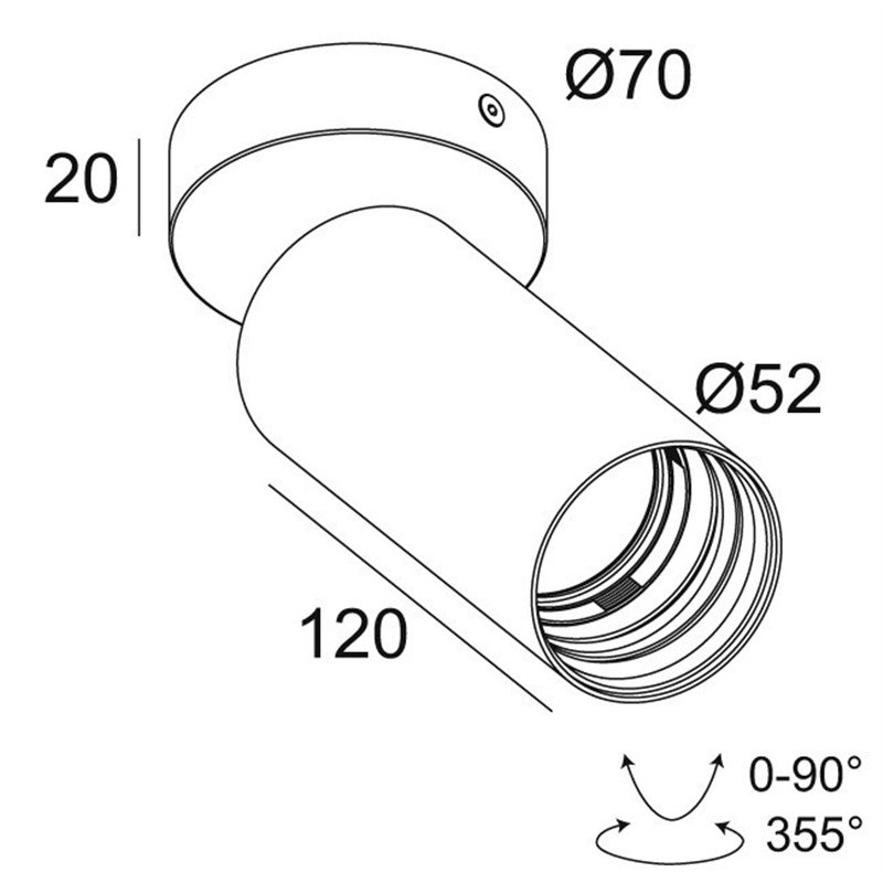 Delta Light SPY 52 ON Ceiling lamp