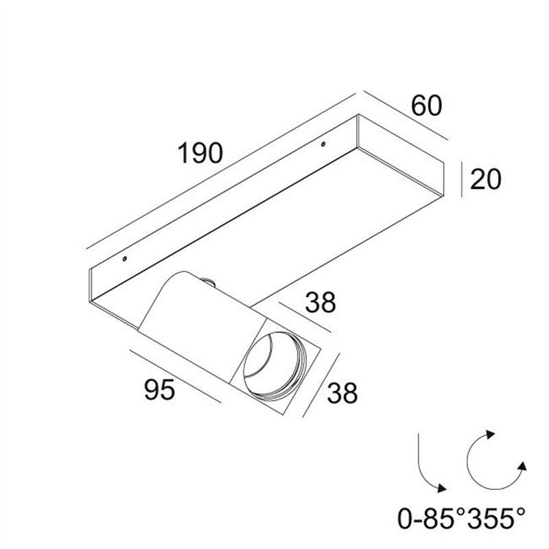 Delta Light OCTAV 39 ON 1 Ceiling lamp