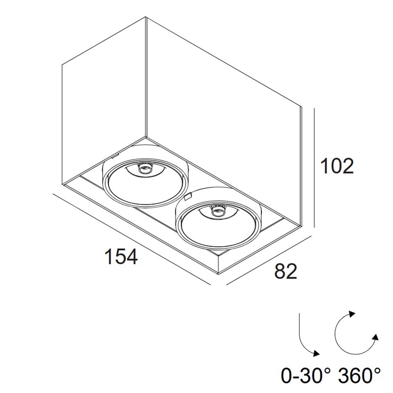 Delta Light Minigrid 67 On 245 ceiling lamp