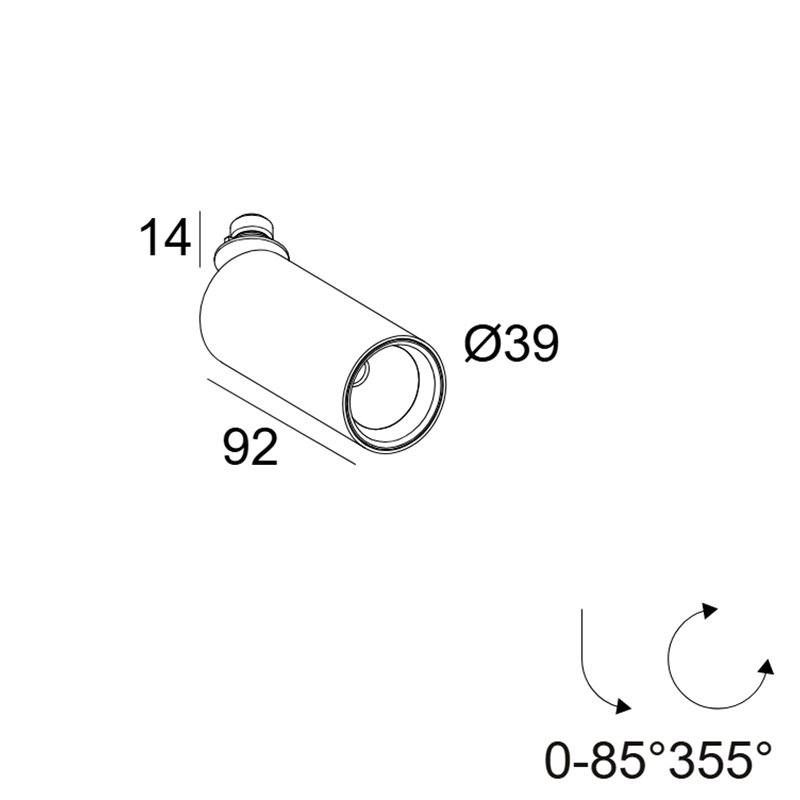 Delta Light Spy 39 Plug ceiling lamp