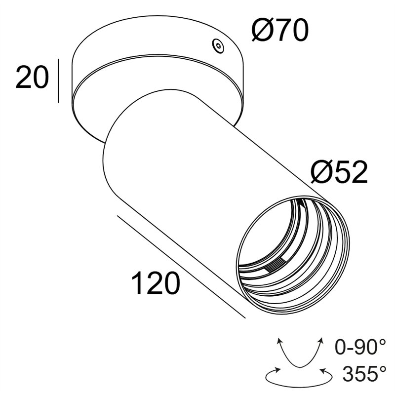 Delta Light Spy 52 On Soft ceiling lamp