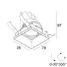 Delta Light ENTERO SQ-S TRIMLESS HE Deckenlampe