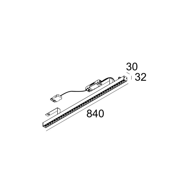 Delta Light D-LINER 30 INF LOC3 838 DIM5 Ceiling lamp