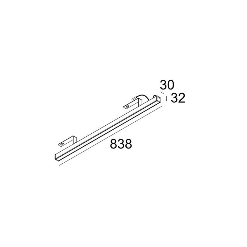 Delta Light D-LINER 30 SBL LOC3 838 RD Ceiling lamp