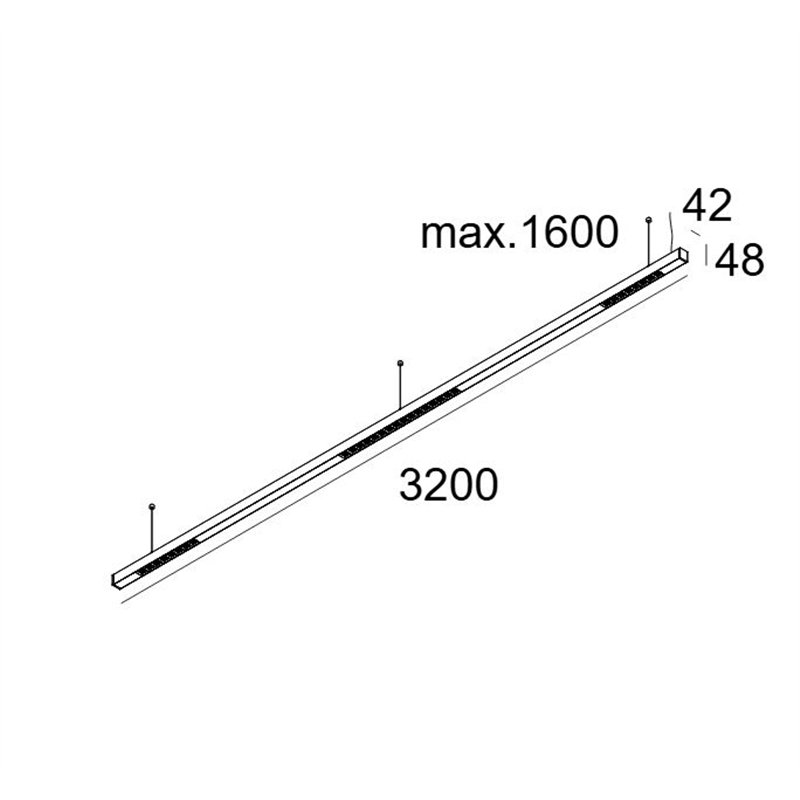 Delta Light INFORM 40 SQ 320 DOWN-UP TW 1 DT8 DIM5 Ceiling lamp