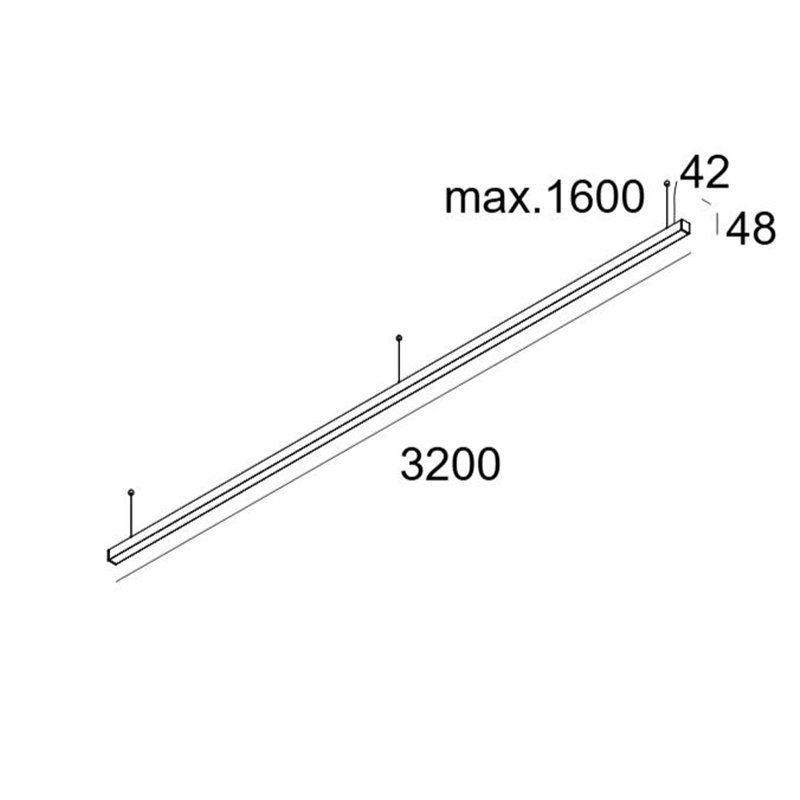 Delta Light INFORM 40 SQ 320 UP TW DIM5 Ceiling lamp