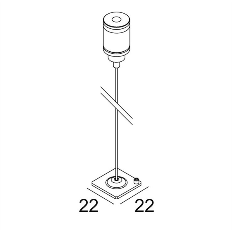 Delta Light Slm - Cable Suspension Single 1,6M