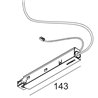 Delta Light SLM - CURRENT SUPPLY SET 6 x 0,75mm² 1,6m BLACK DIM5 UP
