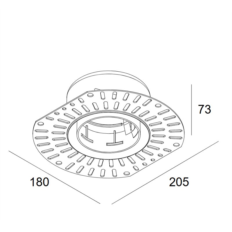 Delta Light MOUNTING KIT NO AIR 105