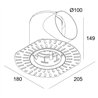 Delta Light MOUNTING KIT SIDE AIR 105