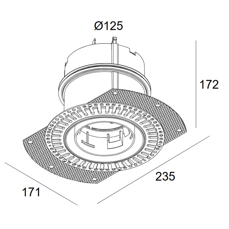 Delta Light MOUNTING KIT TOP AIR 105