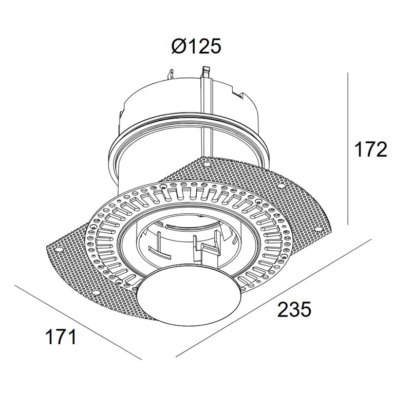 Delta Light MOUNTING KIT TOP AIR ONLY 1