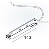 Delta Light SLM - CURRENT SUPPLY SET 6 x 0,75mm² 1,6m DIM5 UP