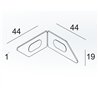 Delta Light FTL35 TR - CORNER 90°