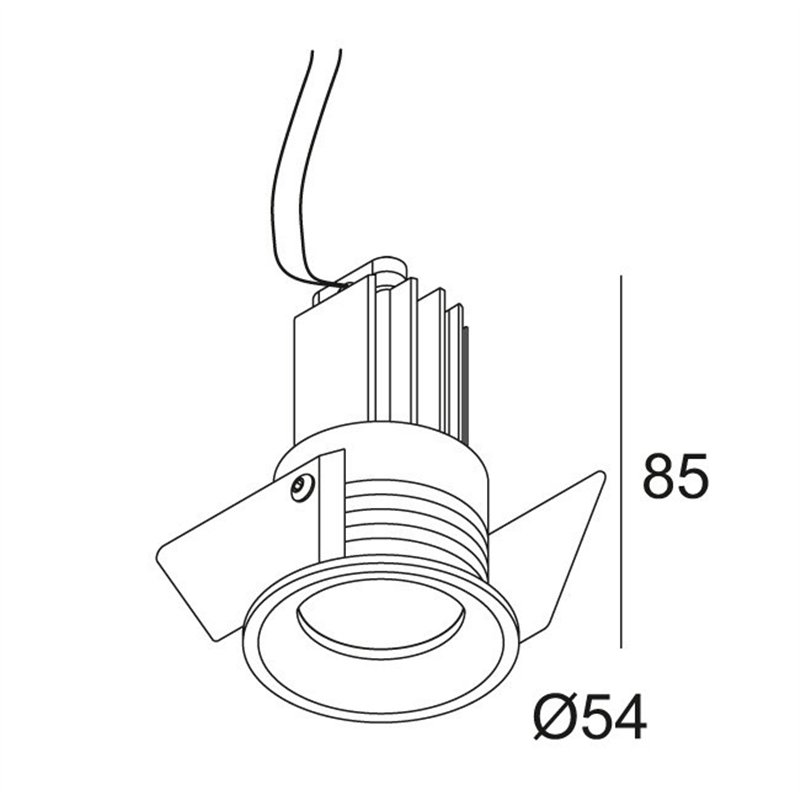 Delta Light MICRO REO X Recessed spot