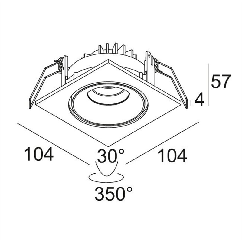 Delta Light REO S OK S1 Recessed spot