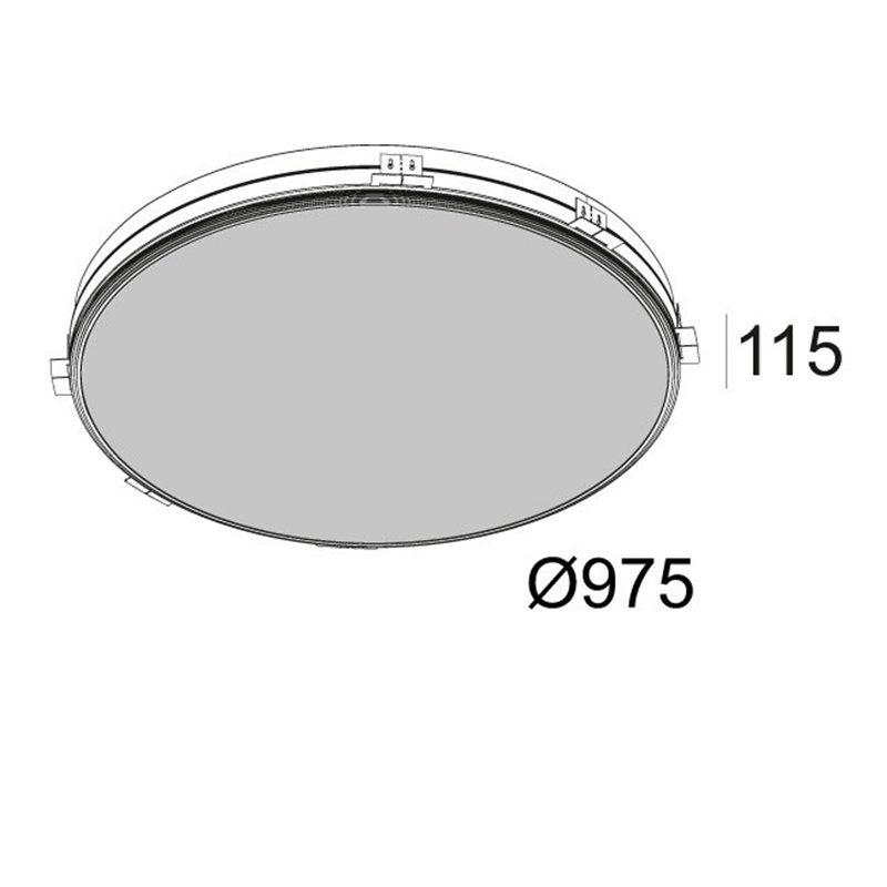 Delta Light SUPERNOVA LINE TRIMLESS 95 TW DIM5 Recessed spot