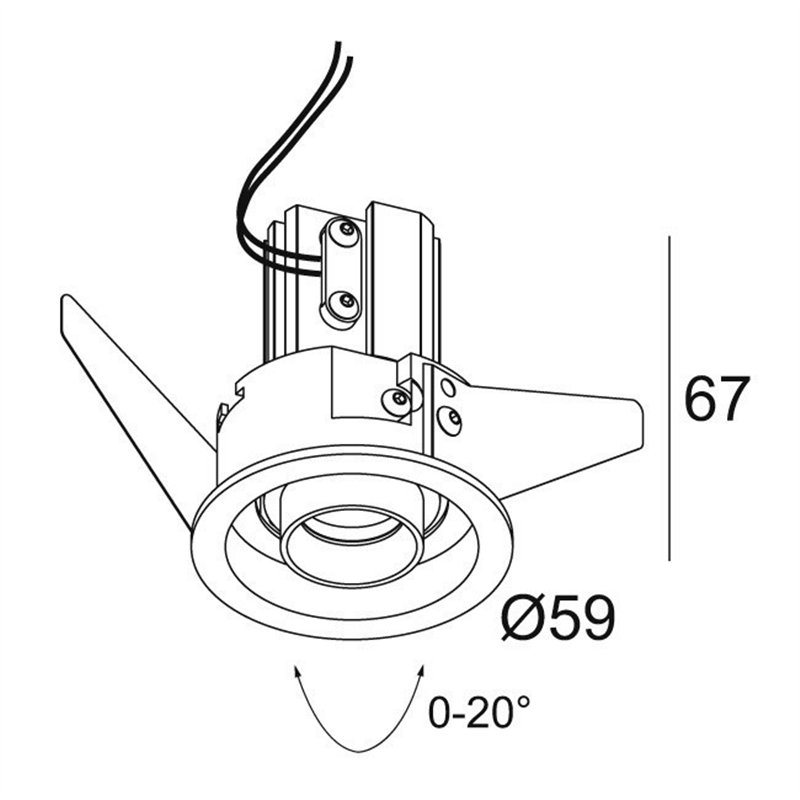 Delta Light MICROSPY IN OK Recessed spot