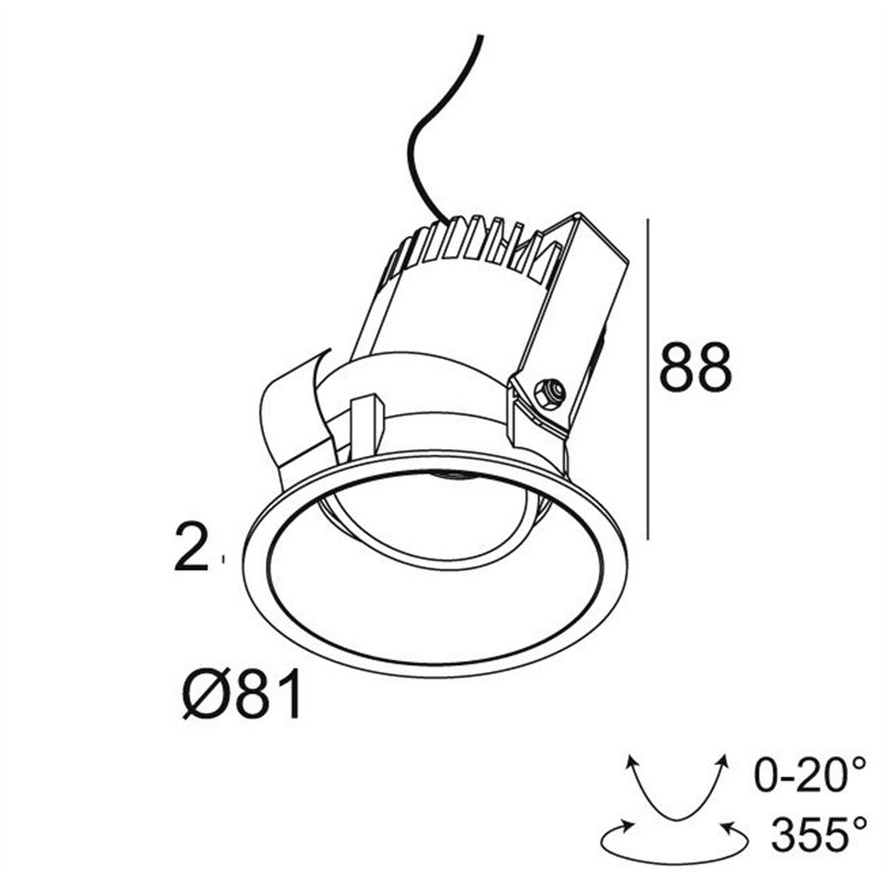 Delta Light PARTOU OK Einbaustrahler