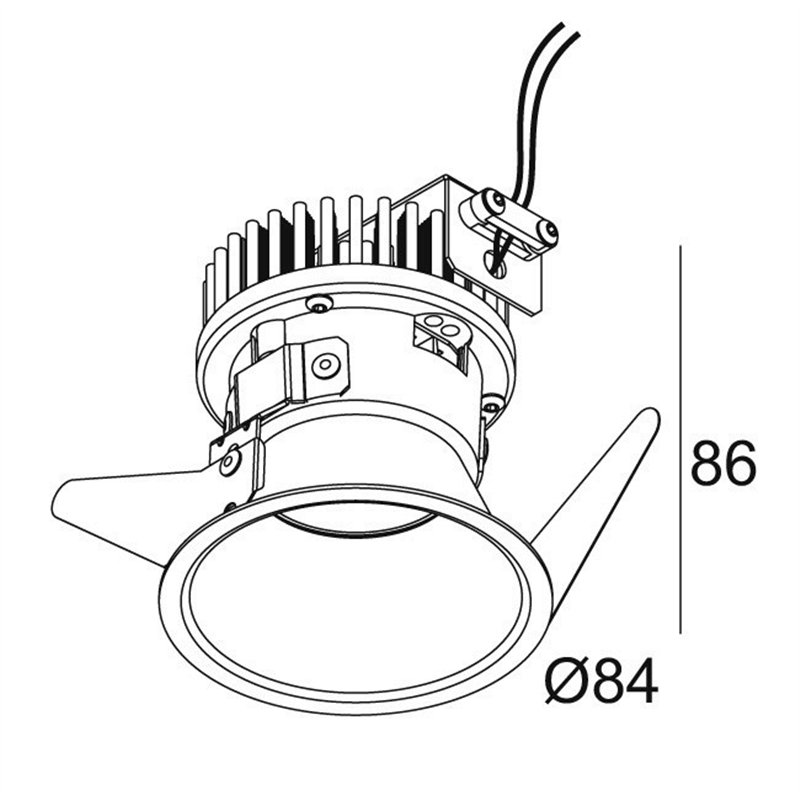 Delta Light PARTOU AC DIM8 Recessed spot